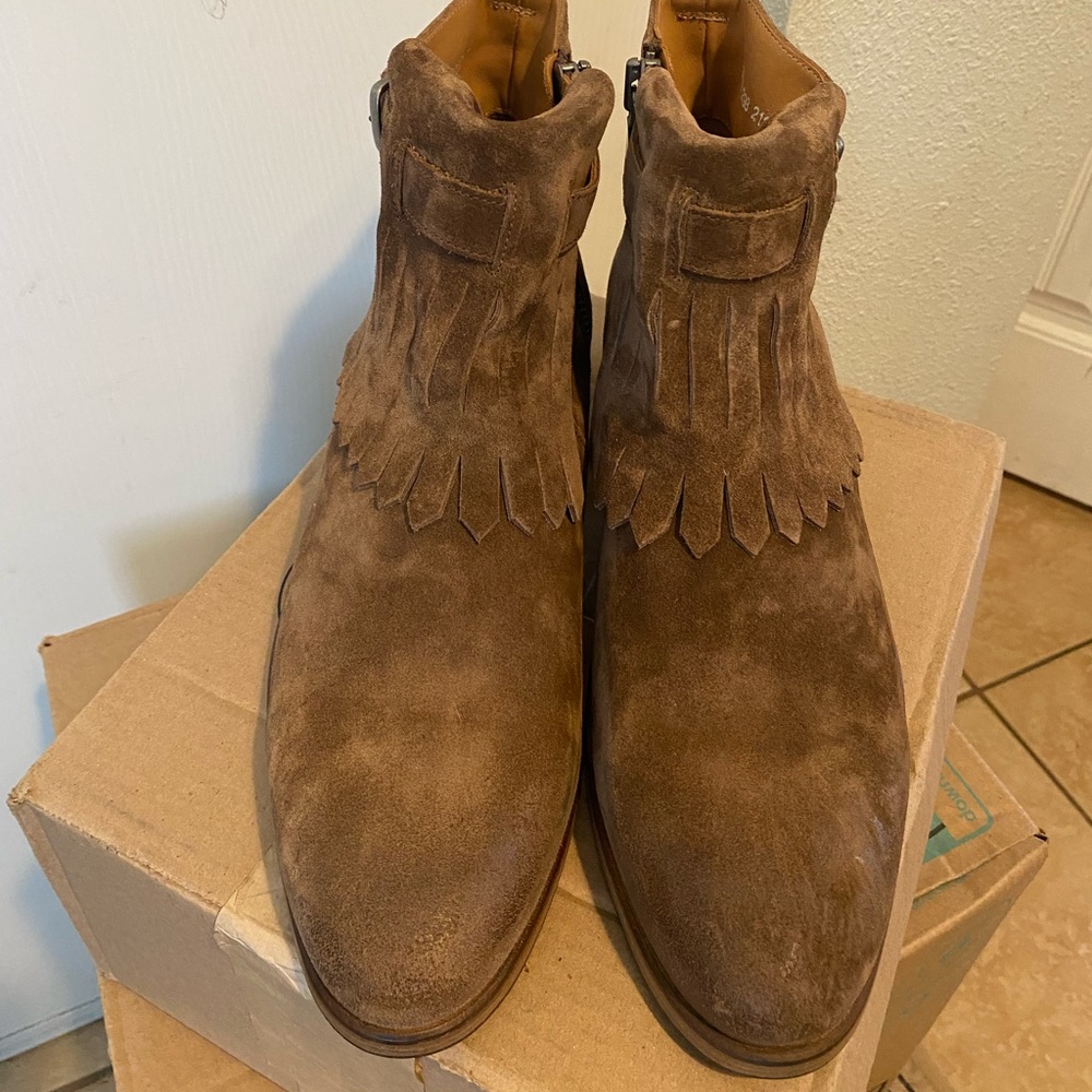 John Varvatos Lafayette Shawl Boots